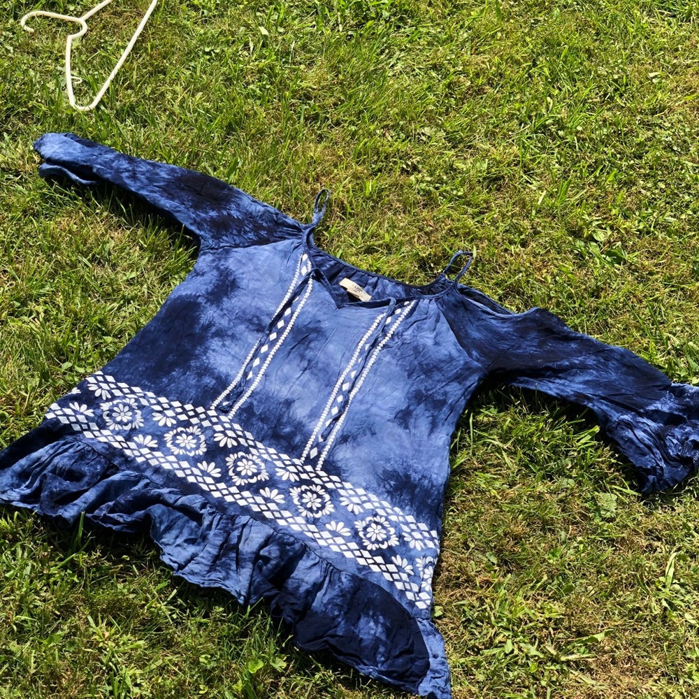 Blue sun dress